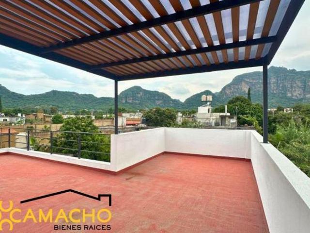 Estrena preciosa Casa en venta con alberca e increíble vista panorámica en Tlayacapan OLC 4463