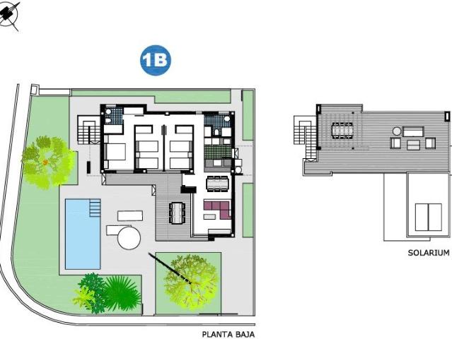 •Estructura de hormigón armado. •Fachada con acabado en mono. 88m² Els Poblets