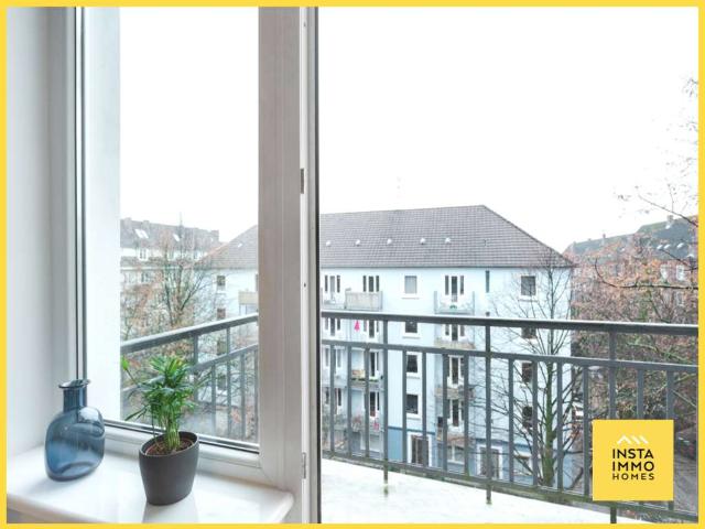 Eppendorf: helle 2 Zi. Altbau mit Balkon nahe UKE
