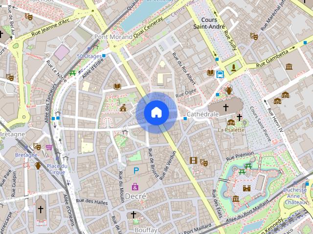 Equipped studio Nantes