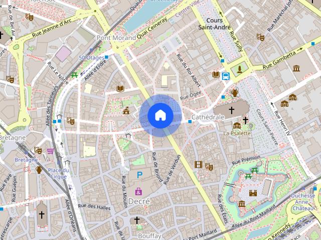 Equipped studio Nantes