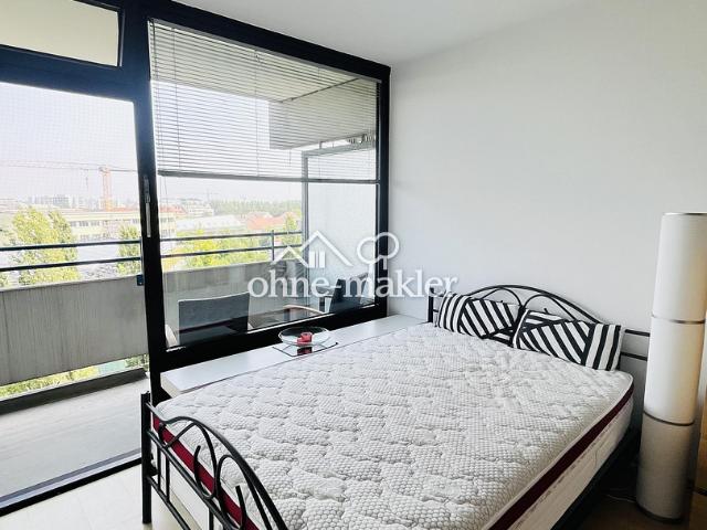 Erbpacht! Von Privat! Ohne Provision! Möbliertes Apartment m. Balkon inkl. TG Platz, ab sofort