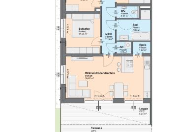 Erdgeschosswohnung mit Eigengarten in der Neuschönau