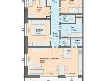 Erdgeschosswohnung mit Garten in der Neuschönau