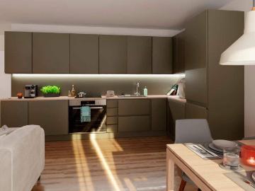 Erdgeschosswohnung mit Terrasse und 38 m² Gartenanteil