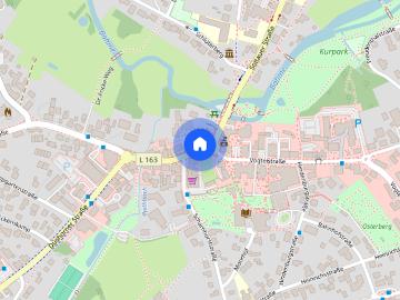 Erdgeschosswohnung mit Wintergarten direkt am Kurpark