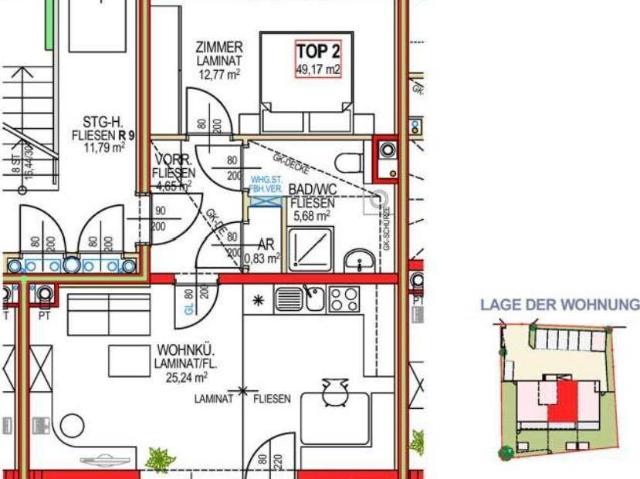 Erdgeschosswohnung Neubau 50m2 mit Garten in Reinsberg