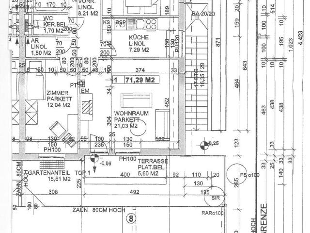 Erdgeschosswohnung Neubau 72m2 mit Garten in Pöchlarn