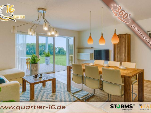 Erdgeschosswohnung WE 1 94,08 m² 3 Zimmer