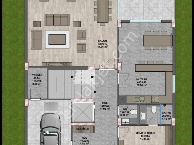 Şeref Emlak Eskişehir Özel Tasarımlı 2 Katlı Villa 11,750,000 Tl