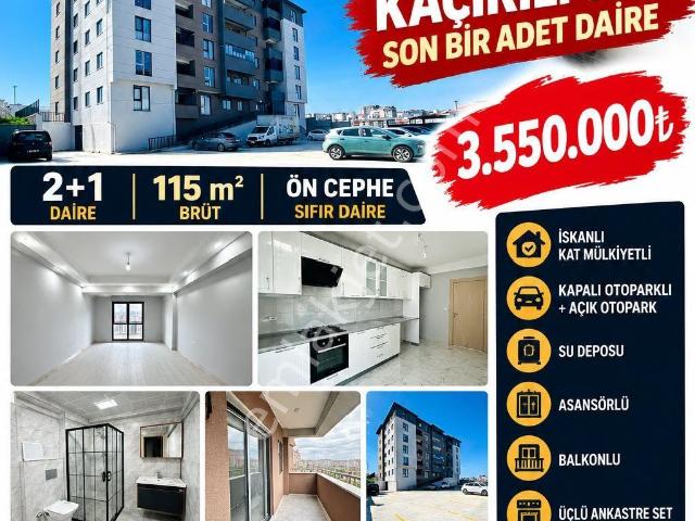Çerkezköy/ Hızlı Trene Komşu /site İçinde/ Son 1 Adet Daire/ İskanlı Kat Mülkiyet Sıfır 2+1.!