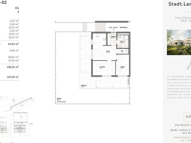 ERSTBEZUG: 3 Zimmer + 138 m² Garten/Terrasse | Graz Gösting