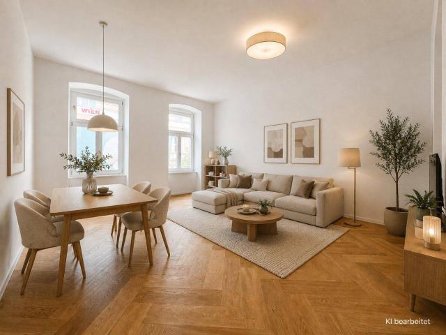 ERSTBEZUG 3 Zimmer Altbauwohnung, 68,32m² Wohnfläche mit 23,06m² Terrasse