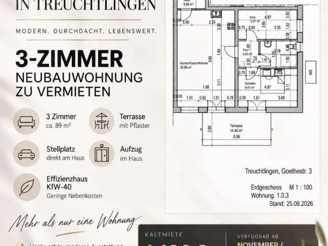 Erstbezug 3 Zimmer in Treuchtlingen