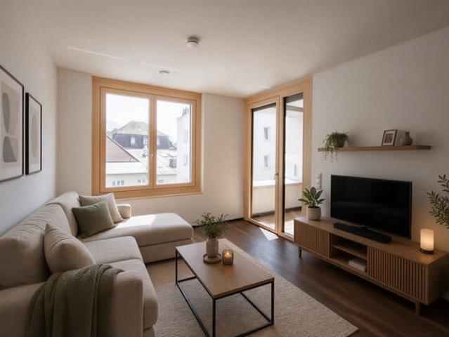 Neue 3 Zimmer Wohnung mit Loggia und Kühlung im Zentrum von Dornbirn
