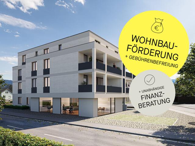 Erstbezug: 3 Zimmer Terrassenwohnung in Koblach