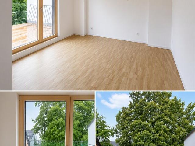 Erstbezug: 2 Zi. Dachgeschosswohnung mit Dachterasse Waldperlach