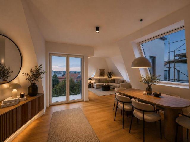 Erstbezug 2 Zimmer DG Wohnung mit Balkon, Terrasse & Klimaanlage nahe U Bahn in 1030 Wien!