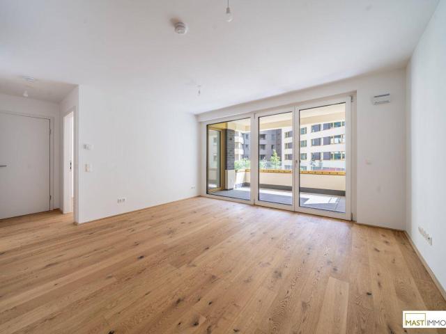Erstbezug* 2 Zimmer Wohnung mit rund 9,5 qm Freifläche