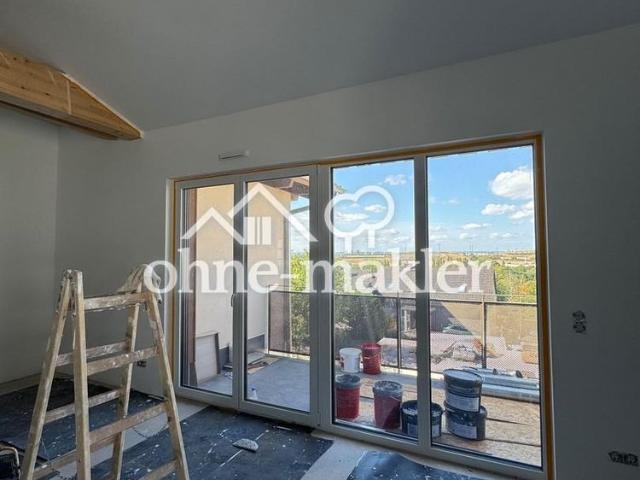 Erstbezug: 4 ZKB Neubauwohnung in Flörsheim Wicker Altstadt, Balkon mit Weitblick