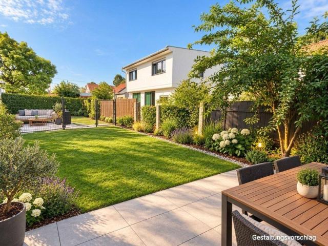 Erstbezug, ca. 121 m², 5 Zimmer, Eigengarten, Donau ums Eck – clever erworben im Baurecht