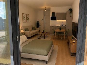 Erstbezug am Steinberger See – hochwertige Neubauwohnung mit Terrasse, Küche & Stellplatz