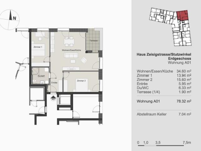 ERSTBEZUG! ALTERSGERECHTE 3 ZIMMER WOHNUNG MIT TERRASSE ÖFFENTLICH GEFÖRDERT!