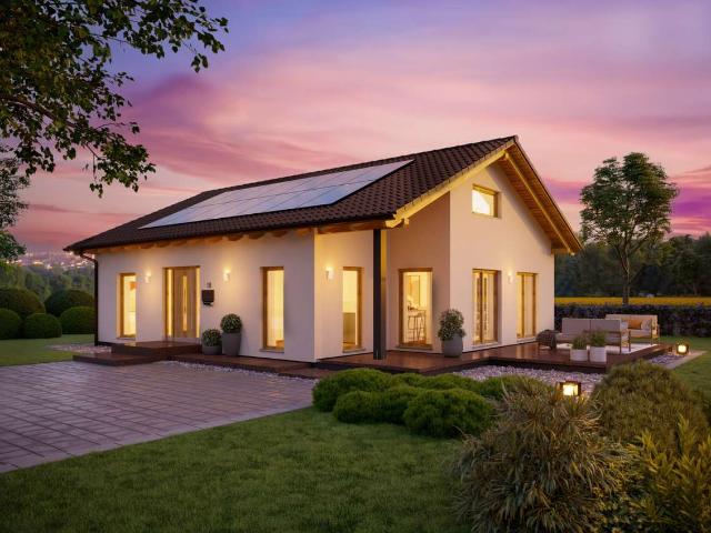 Erstbezug Bungalow. Komfortabler Erstbezug: KfW Bungalow clever per Mietkauf sichern