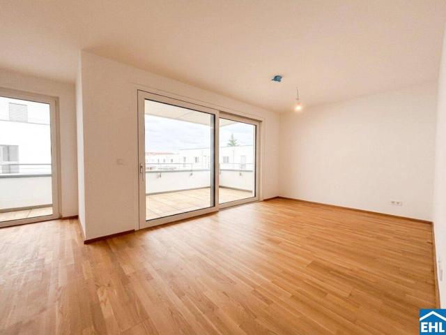 Erstbezug Geräumige 2 Zimmer Wohnung mit Freifläche