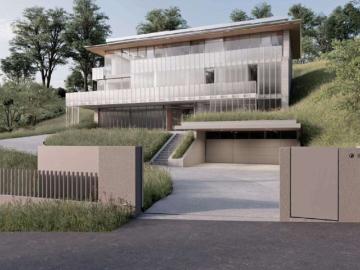 ERSTBEZUG Einzigartige Architektenvilla mit Panoramablick Wohnen auf höchster Ebene im Einklang mit der Natur