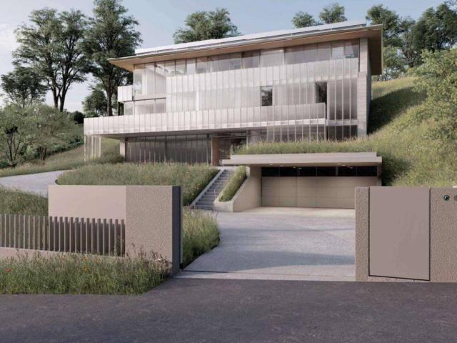 ERSTBEZUG Einzigartige Architektenvilla mit Panoramablick Wohnen auf höchster Ebene im Einklang mit der Natur
