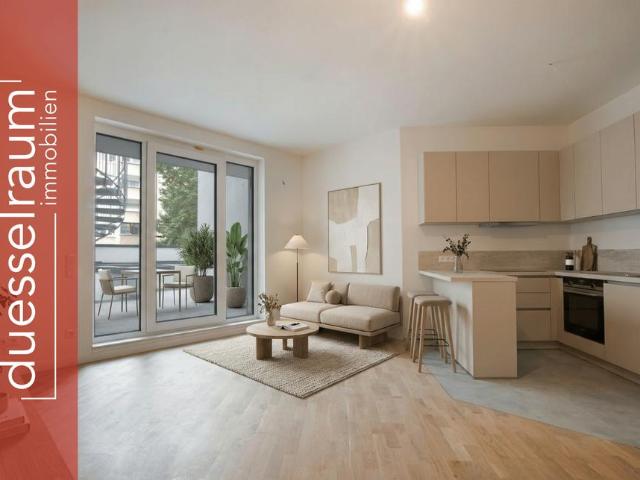 Erstbezug! Exklusive 3 Zimmer Wohnung im 4. OG mit Terrasse – hochwertiger Neubau in Stadtmitte