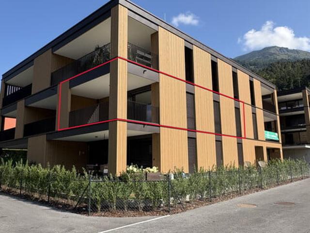 Erstbezug: hochwertige 3 Zimmer Wohnung mit großer Terrasse