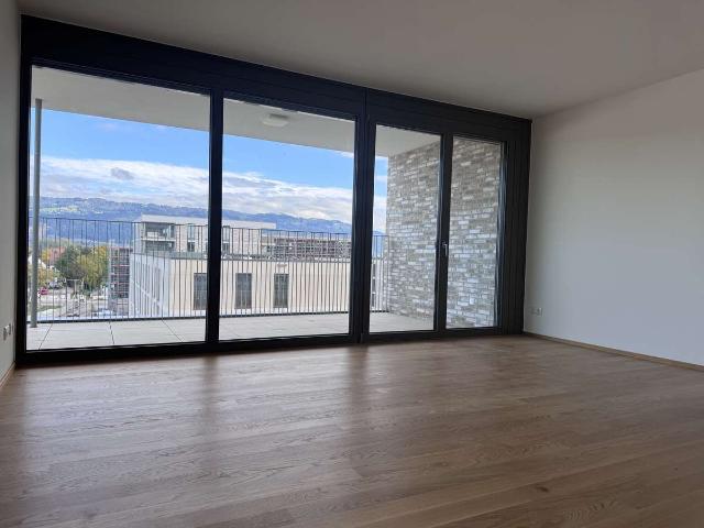 Erstbezug: Hochwertige und zentrale 2 Zimmerwohnung mit Pfänderblick und Morgensonne