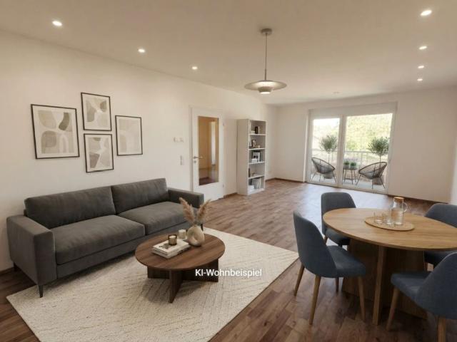 Erstbezug Helle 2 Zimmer Wohnung mit Balkon und Loggia in Großstelzendorf