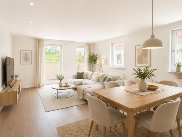 Erstbezug: Helle 4 Zimmer Neubauwohnung mit Balkon und modernem Wohnkomfort