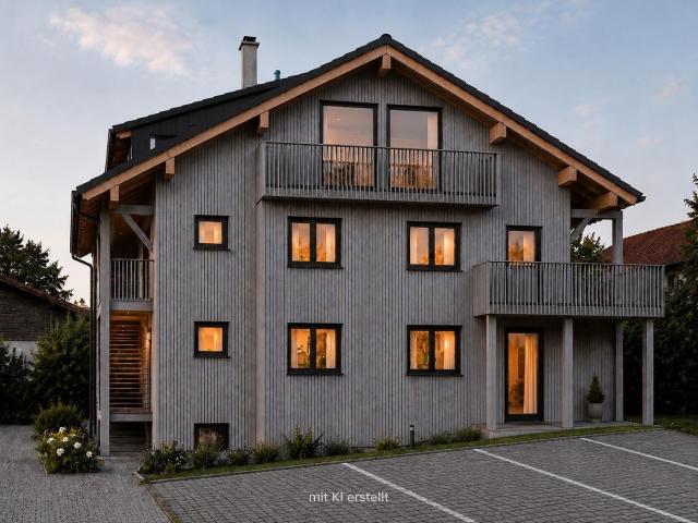 Erstbezug im Allgäu – hochwertige 3 Zimmer Neubauwohnung mit Garten & Bergblick