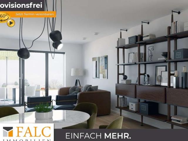 Erstbezug im Neubau: Stilvolle 2 Zimmer Wohnung mit sonnigem Balkon