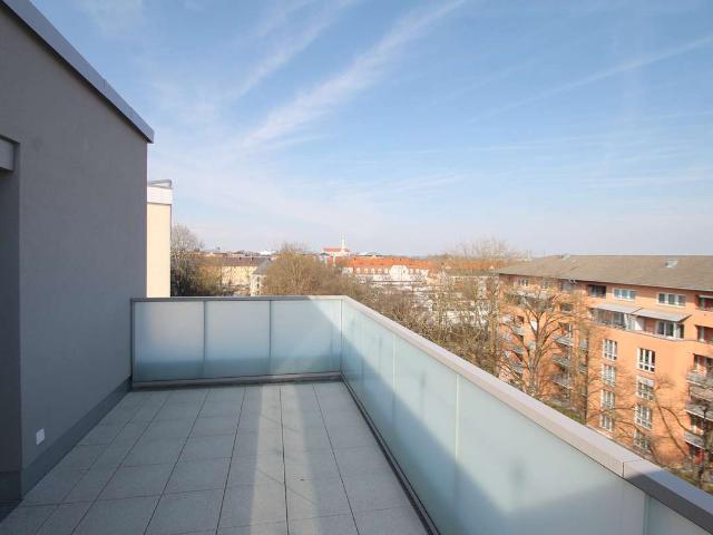 Erstbezug in Augsburg Hochfeld – modernes 1 Zimmer Penthouse Apartment