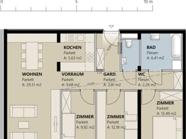 Erstbezug in Kappl: Modernes Wohnen mit Fußbodenheizung und Garage!