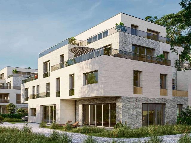 Erstbezug in Kleinmachnow – Stilvolle Maisonettewohnung mit 3 Terrassen an der Neuen Hakeburg