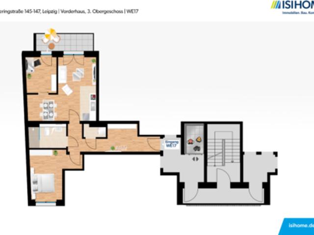 Erstbezug in Lindenau Tolle 2,5 Raumwohnung mit Tiefgaragenstellplatz! WE17