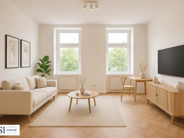Erstbezug in ruhiger Lage mit Grünblick – sanierte Altbauwohnung am Laubeplatz