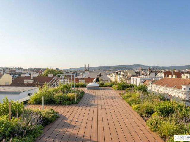 Erstbezug in U Bahn Nähe! Lichtdurchflutetes 4 Zimmer Penthouse mit zwei Balkonen und Dachterrasse mit Panoramablick