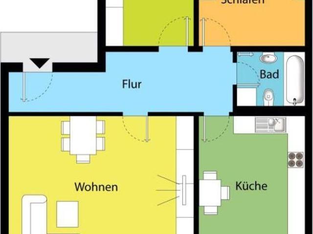 Individueller Dachtraum, liebevoll saniert! Fußbodenheizung, Wohnküche, Parkett!