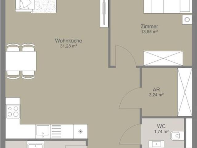 ERSTBEZUG inkl Stellplatz II Leben im Weinviertel II 2 Zimmer Wohnung II Nähe Wolkersdorf und Gerasdorf