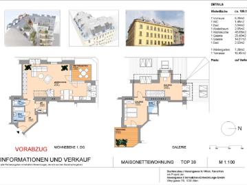 Traumhafte Dachgeschoßwohnung, Erstbezug! Modern, großzügig und U Bahn nah!