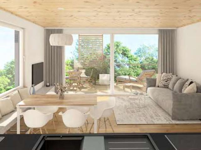 Erstbezug | Lichtdurchflutete 3 Zimmer Neubauwohnung | KfW 40 QNG | Balkon | Garten