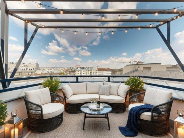ERSTBEZUG Lichtdurchflutete 4 Zimmer DG Wohnung mit Terrasse in 1050 Wien