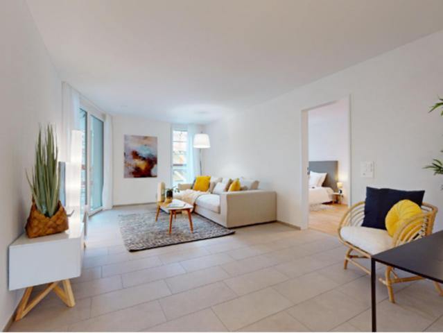 Erstbezug: Moderne 3.5 Zimmer Neubauwohnung mit Loggia